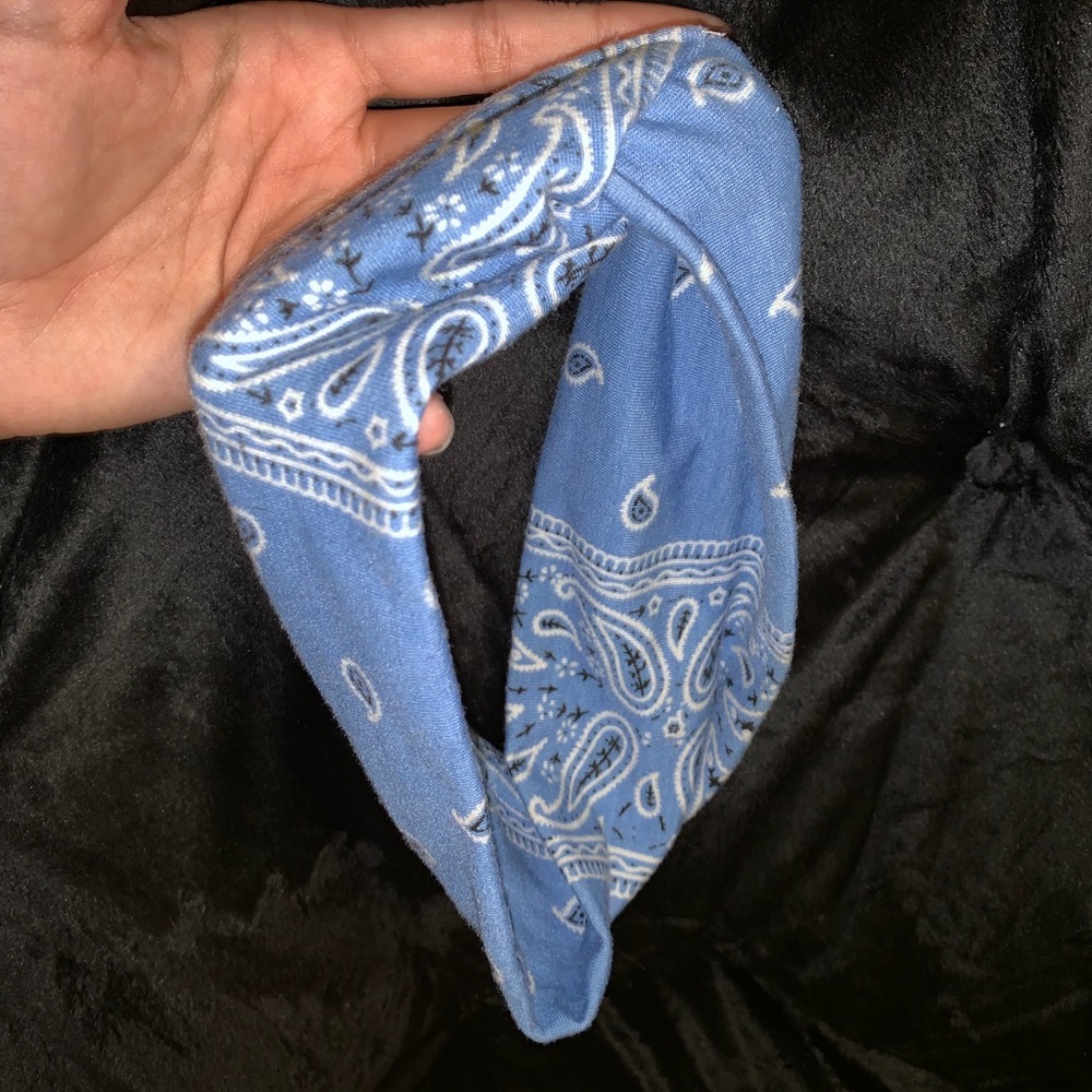 Blue Bandana HeadBand